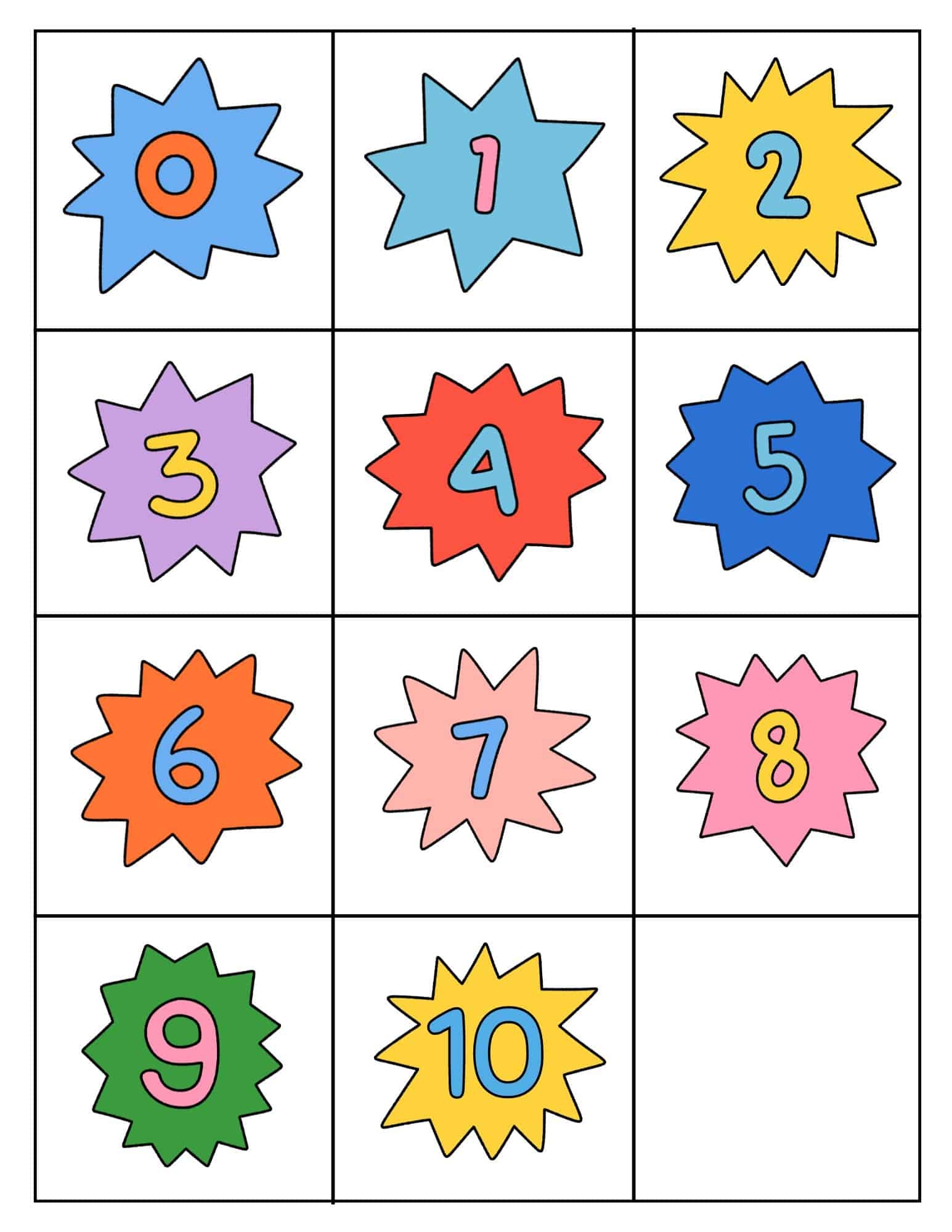 0 10 Printable Numbers Free Templates In All Sizes 