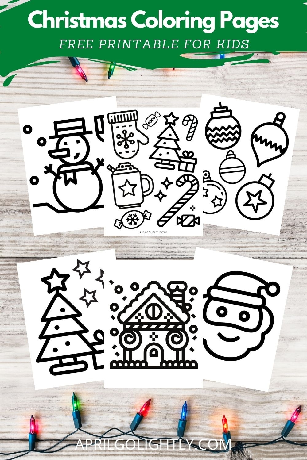 10 Christmas Coloring Pages Free Printables