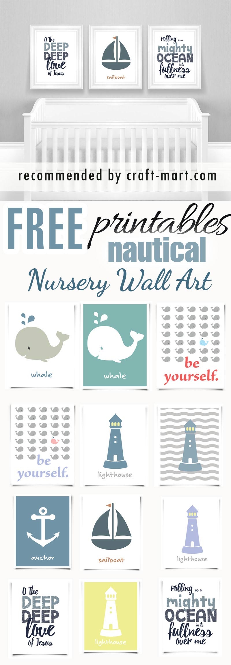 100 Best Free Nursery Printables And Wall Art Craft Mart