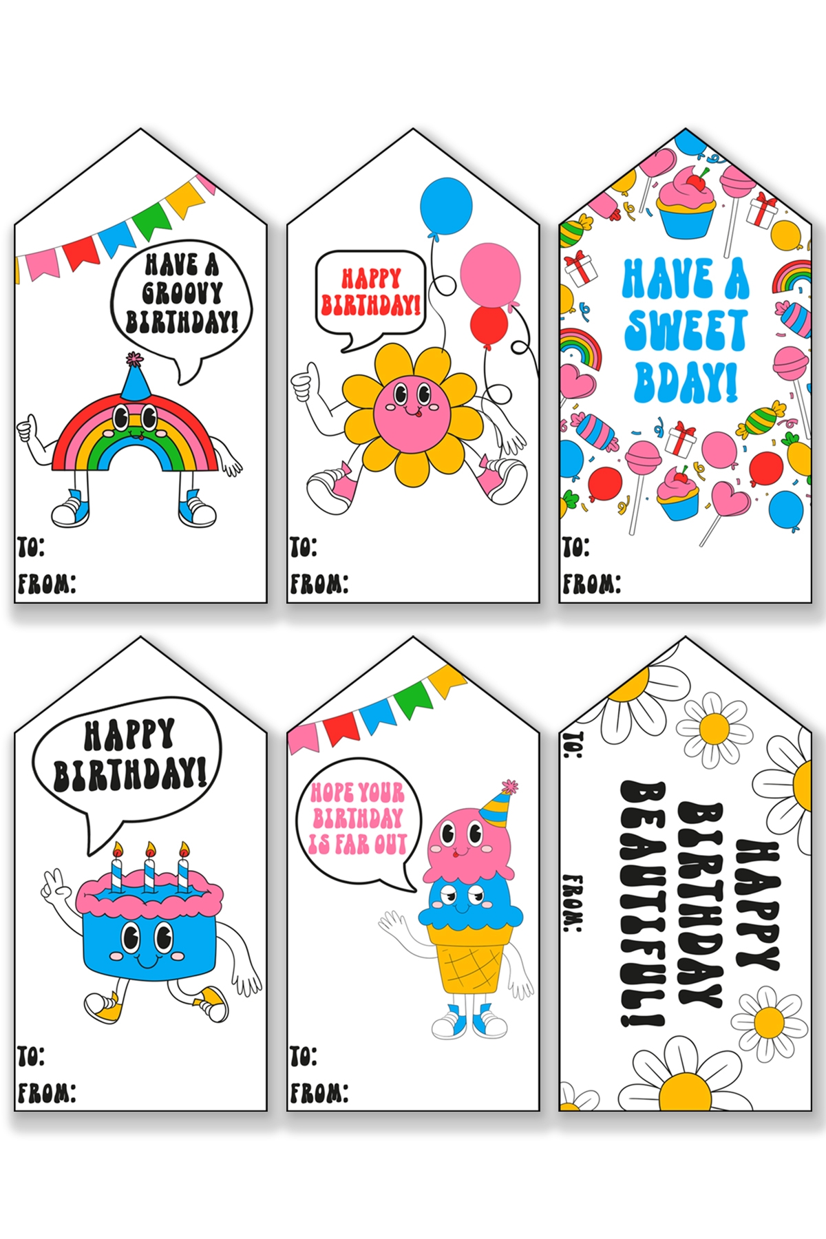 102 Free Printable Birthday Tags All In One Download