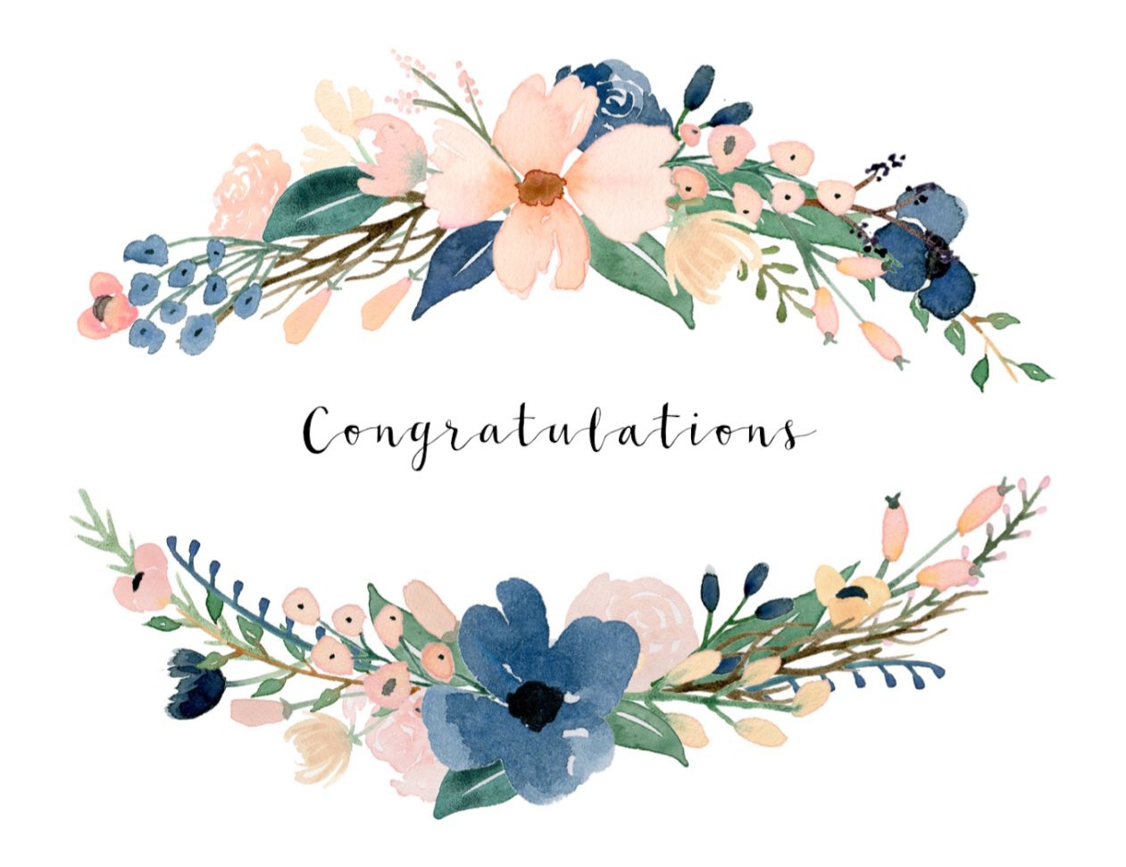11 Free Printable Wedding Cards That Say Congrats