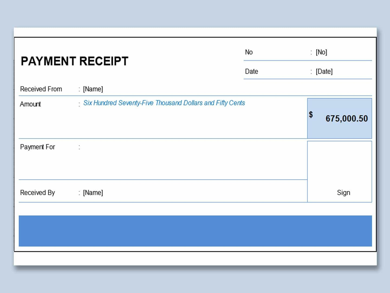 14 Popular Types Of PDF Receipt Templates 2024 Free Printable WPS Office Blog