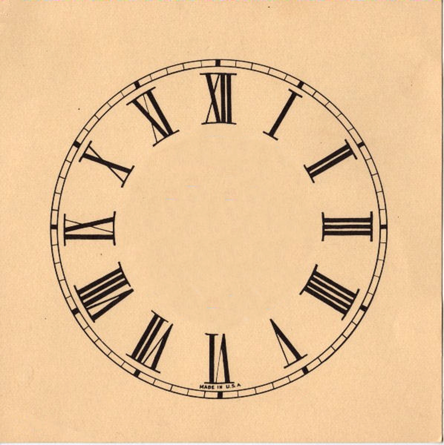 15 Clock Face Images Print Your Own The Graphics Fairy