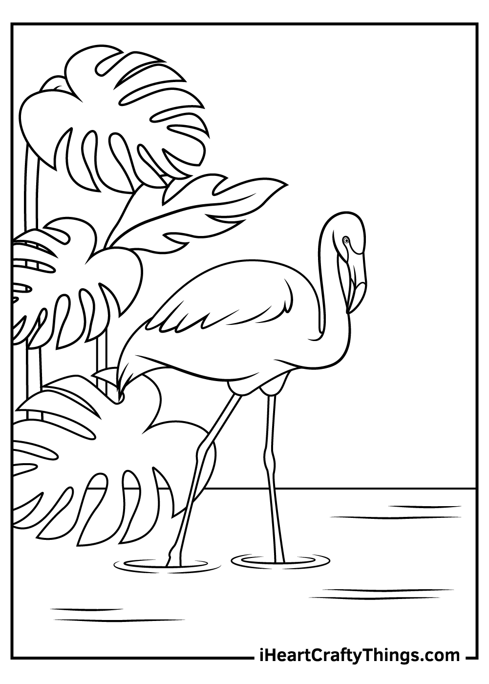 15 Flamingos Coloring Pages 100 Free Printables 