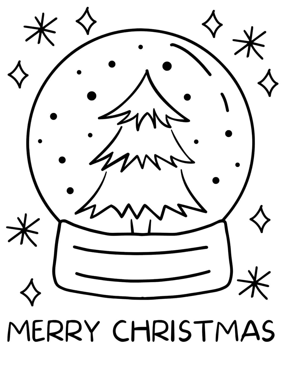 Free Christmas Printables Coloring Sheets