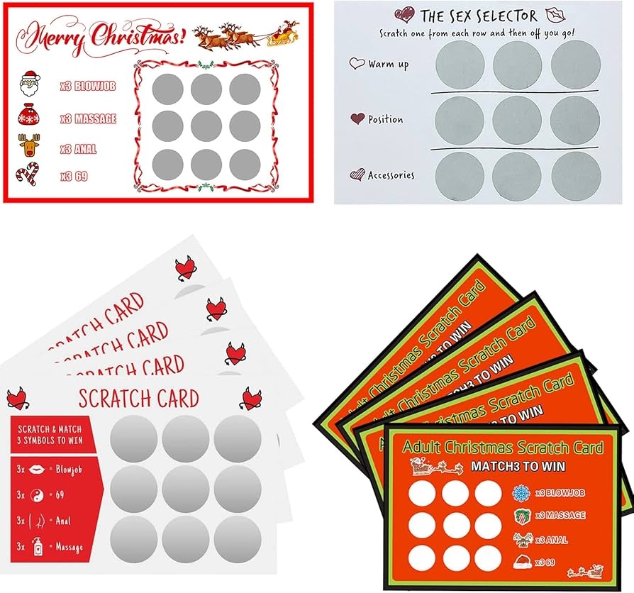 16 X Sex Coupons For Him Sex Card Games For Couples Lucky Sex Scratch Tickets Game Sex Scratch Birthday Card For Him Couples Connection Cards 4 Models A Amazon de Health 