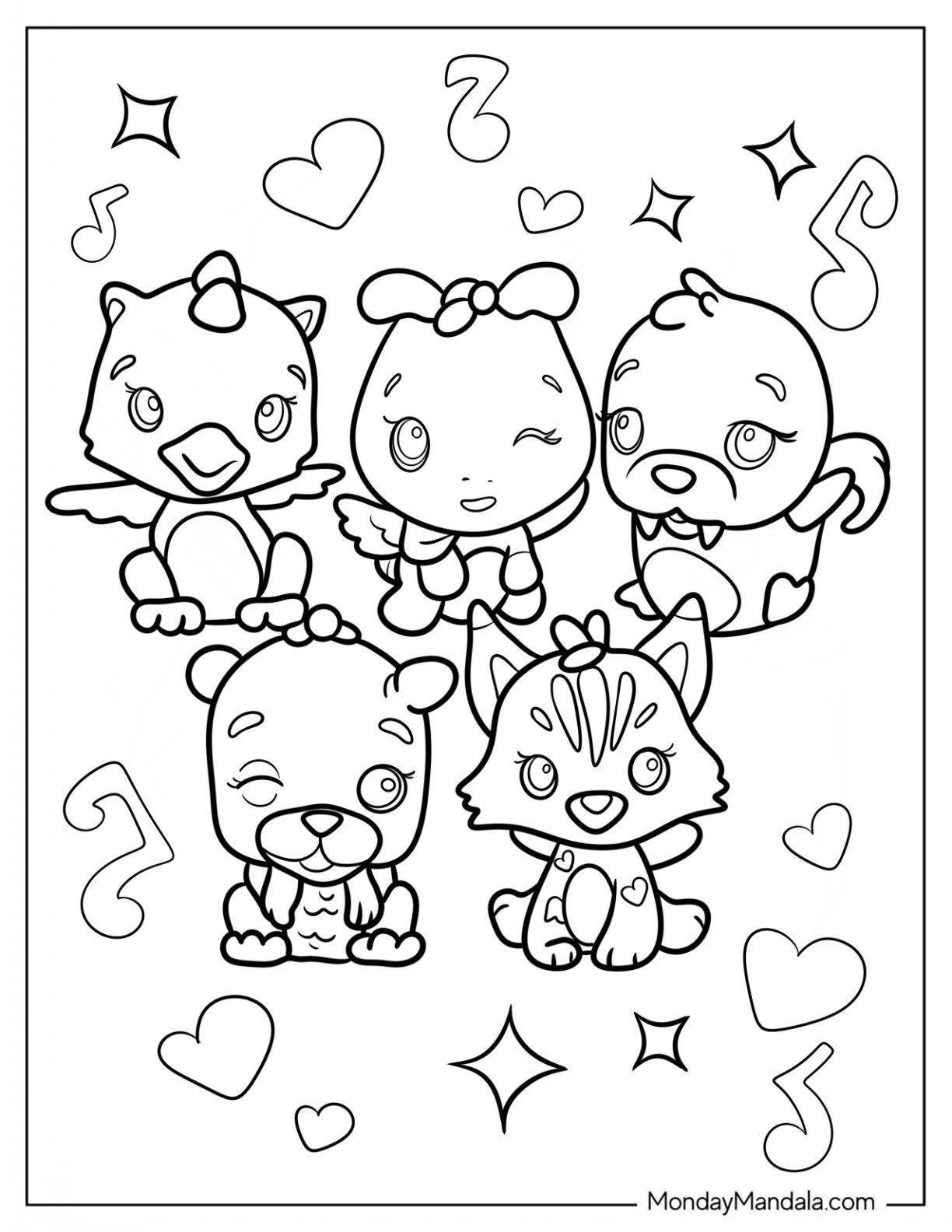20 Hatchimals Coloring Pages Free PDF Printables 