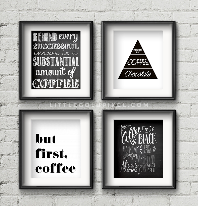 20 Kitchen Free Printables Wall Art Roundup Little Gold Pixel