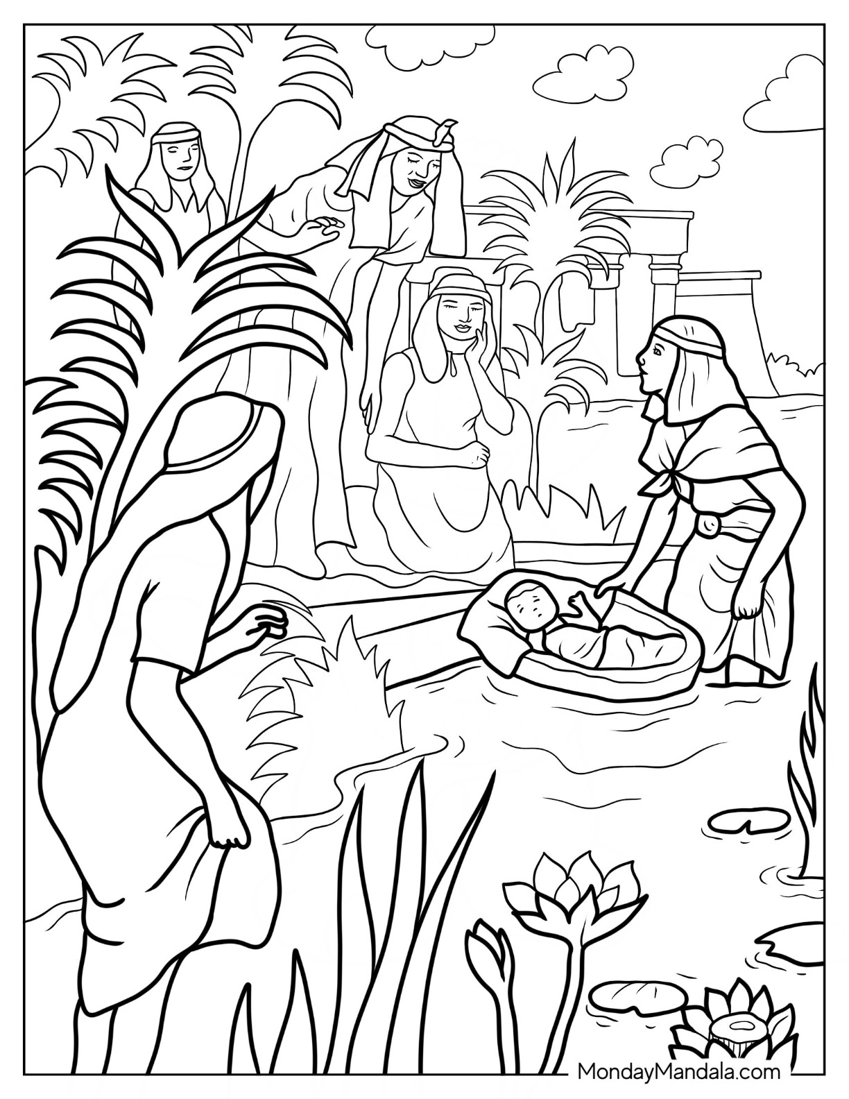 20 Moses Coloring Pages Free PDF Printables 