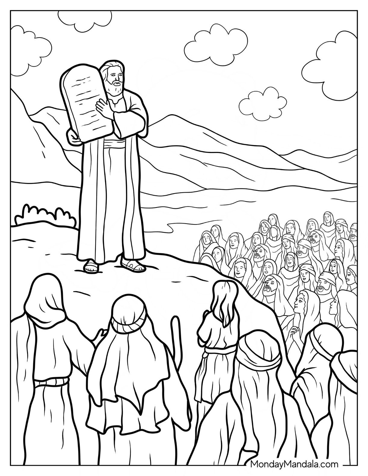 20 Moses Coloring Pages Free PDF Printables 
