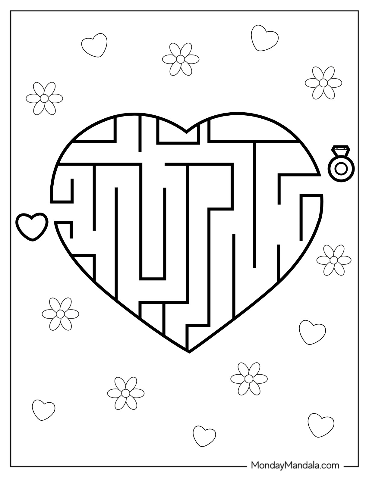 20 Wedding Coloring Pages Free PDF Printables 