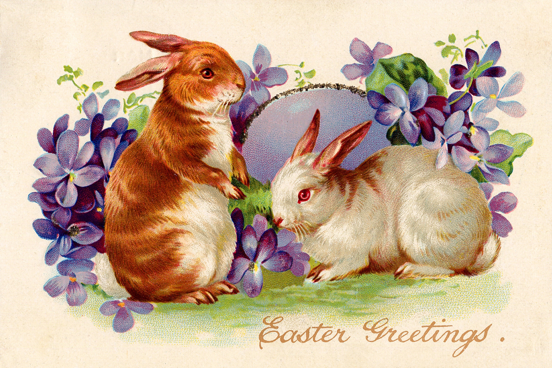 21 Free Vintage Easter Postcards And Free Favour Boxes Picture Box Blue