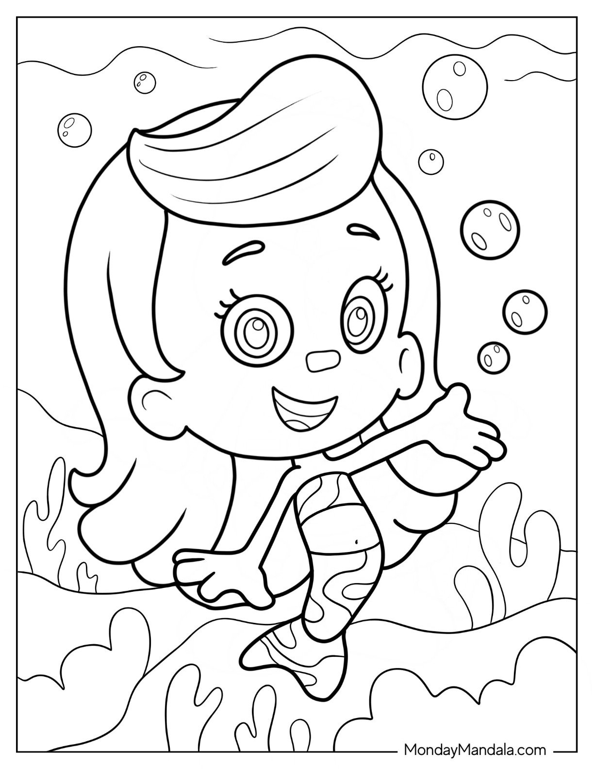 22 Bubble Guppies Coloring Pages Free PDF Printables 