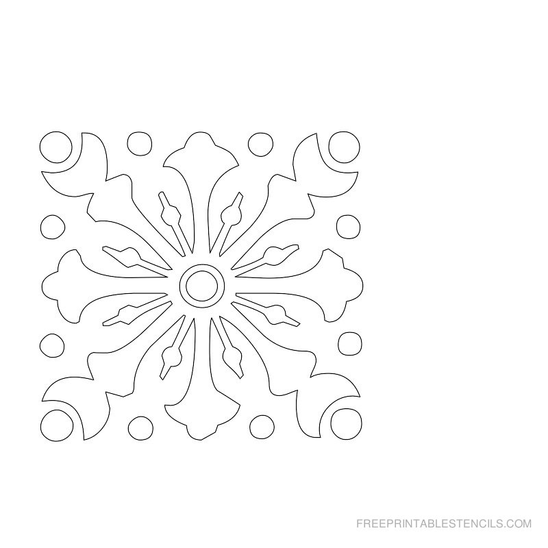 24 Free Printable Damask Stencil Patterns