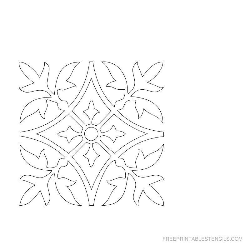 24 Free Printable Damask Stencil Patterns