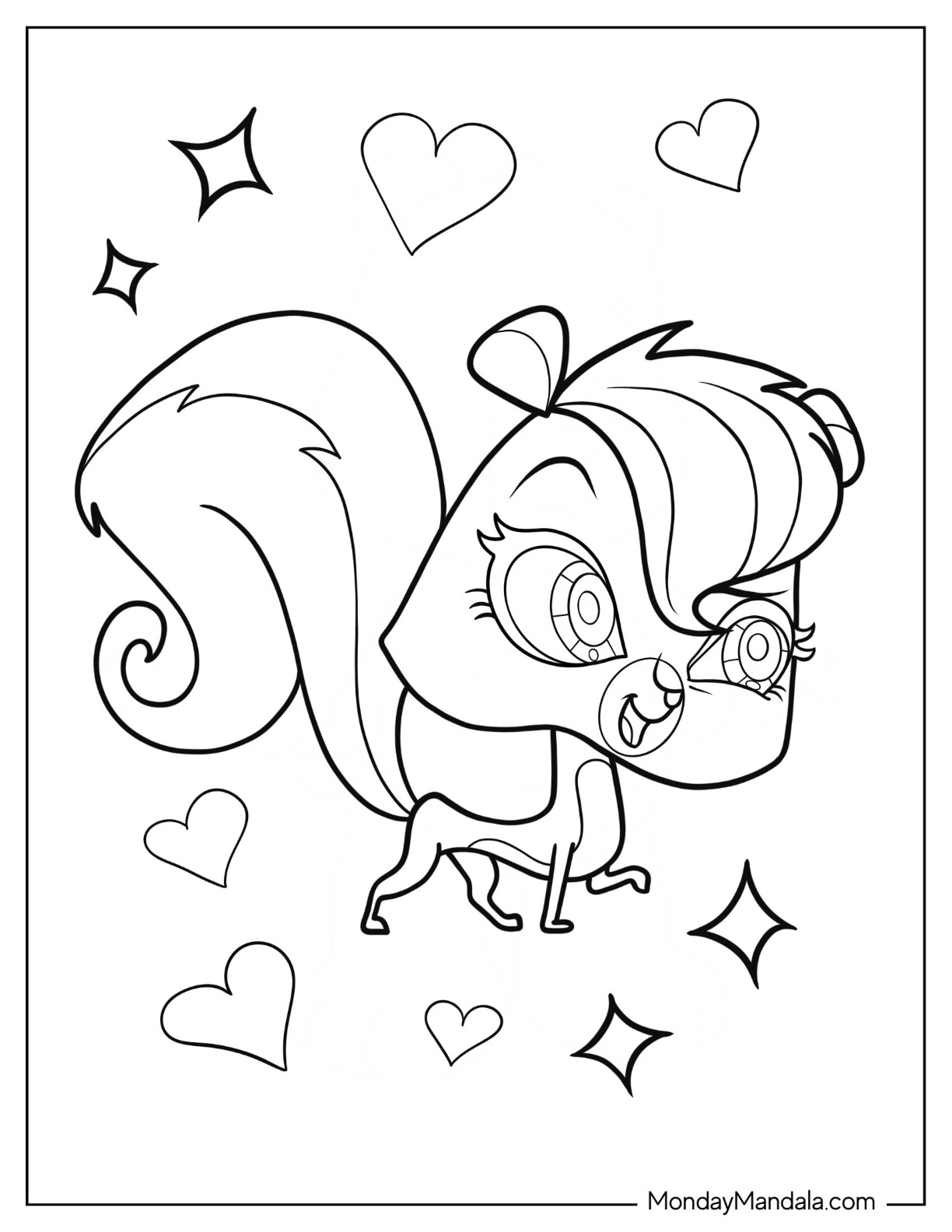 24 Littlest Pet Shop Coloring Pages Free PDF Printables 