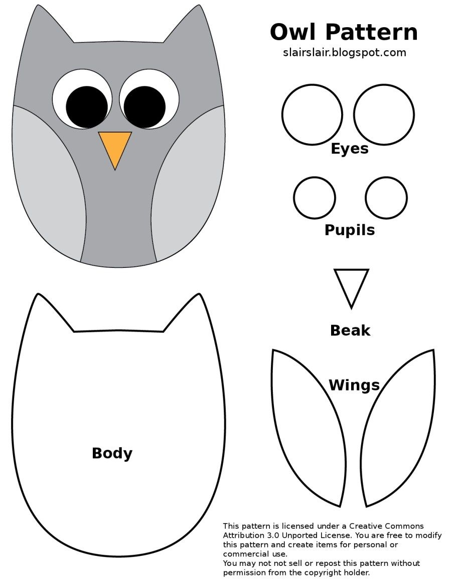 25 Amazing Image Of Owl Sewing Pattern Figswoodfiredbistro