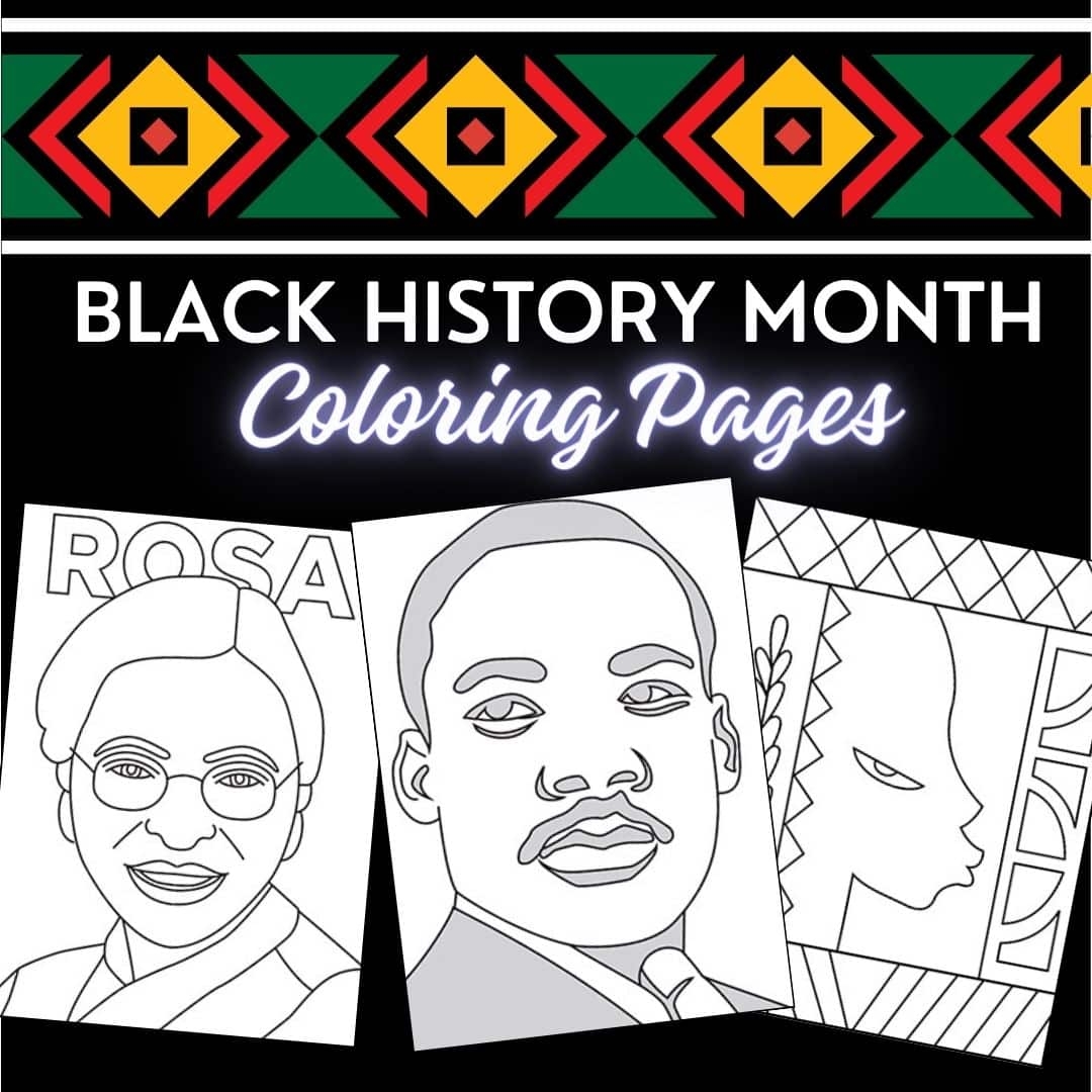 25 Black History Month Coloring Pages Free Printable Sheets Art Projects For Kids