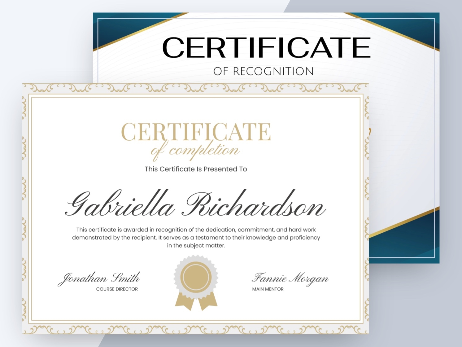25 Free Google Docs Editable And Printable Certificate Templates