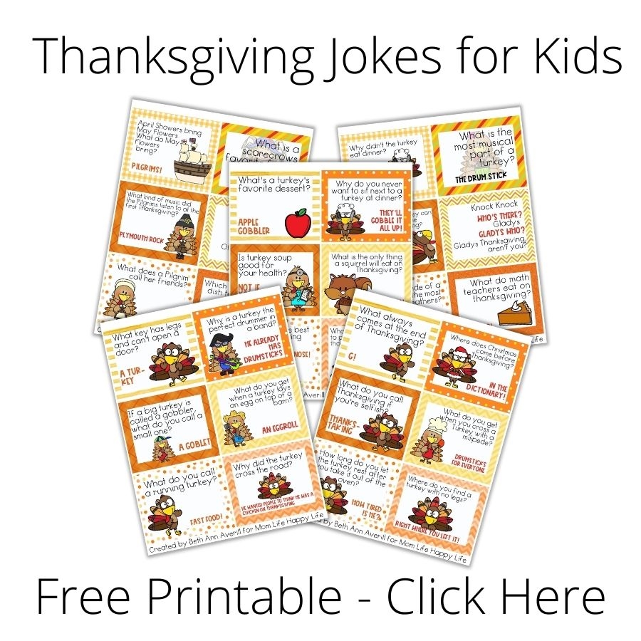 Free Printable Thanksgiving Jokes