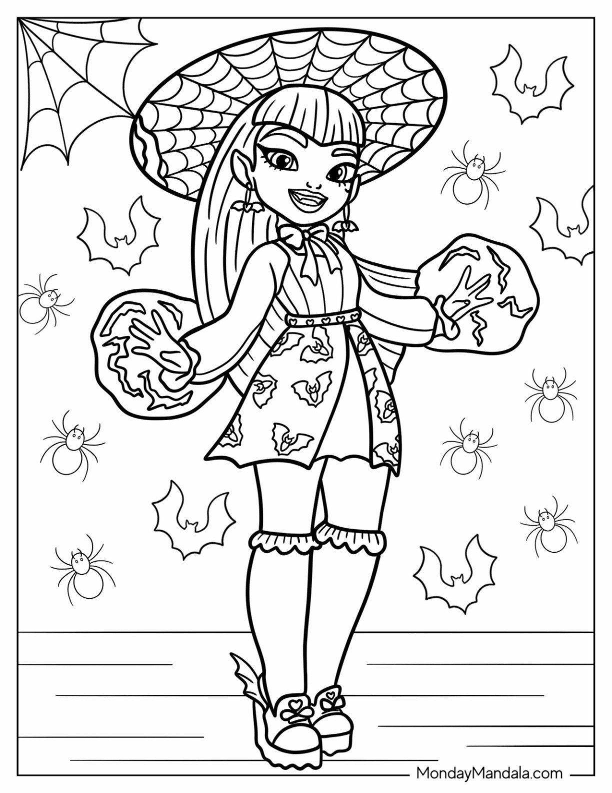28 Monster High Coloring Pages Free PDF Printables 