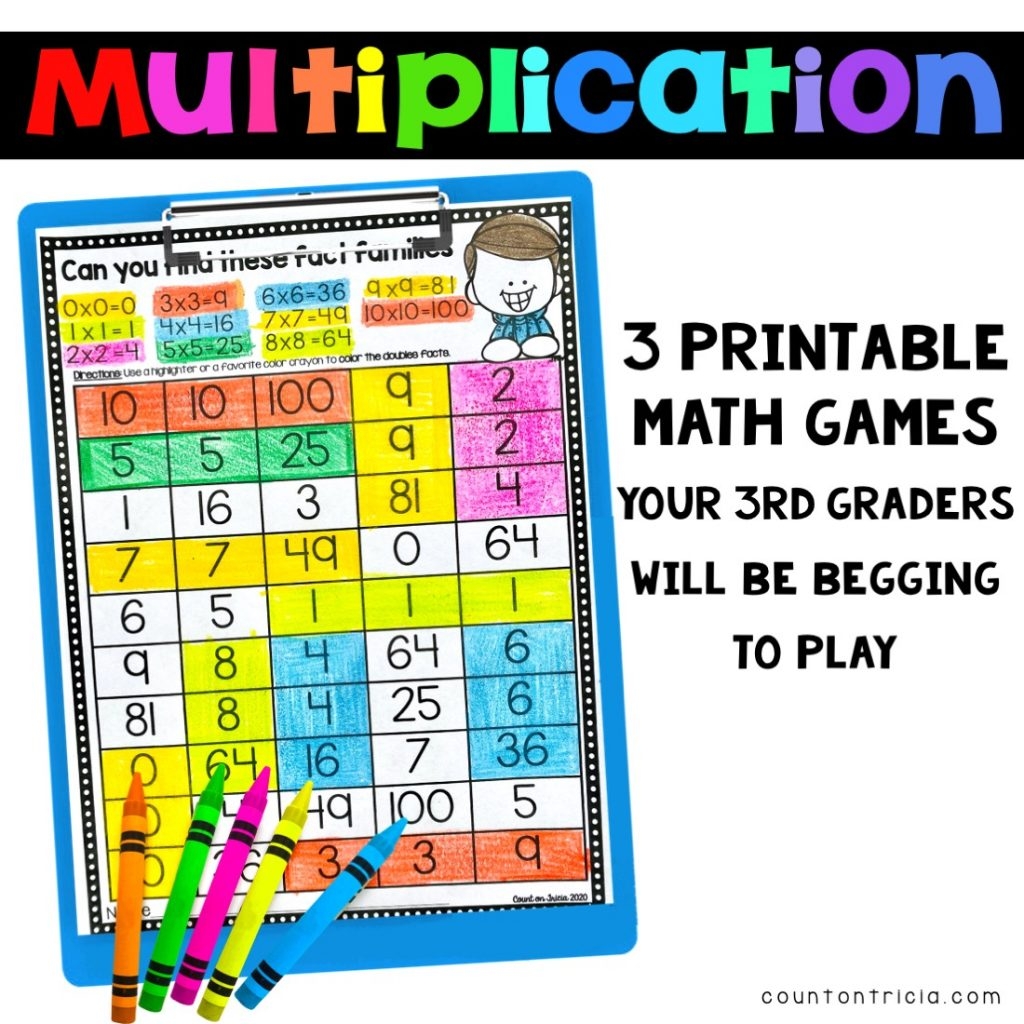 Free Printable Division Games