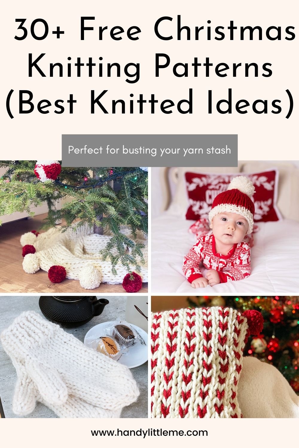 30 Free Christmas Knitting Patterns Best Knitted Ideas Handy Little Me
