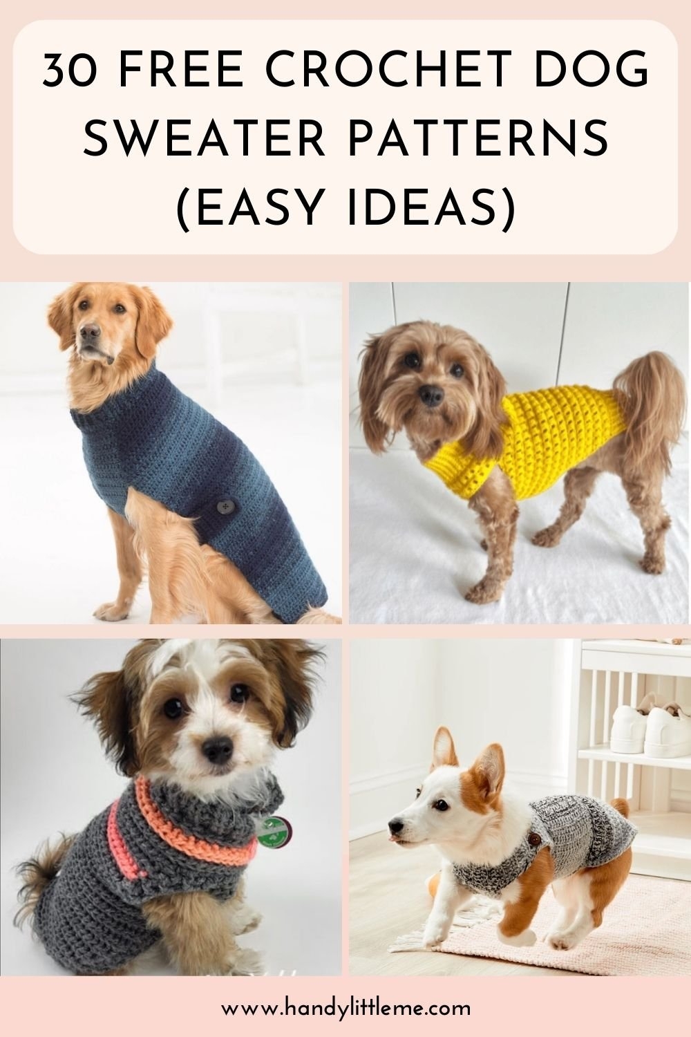 Free Printable Dog Sweater Patterns