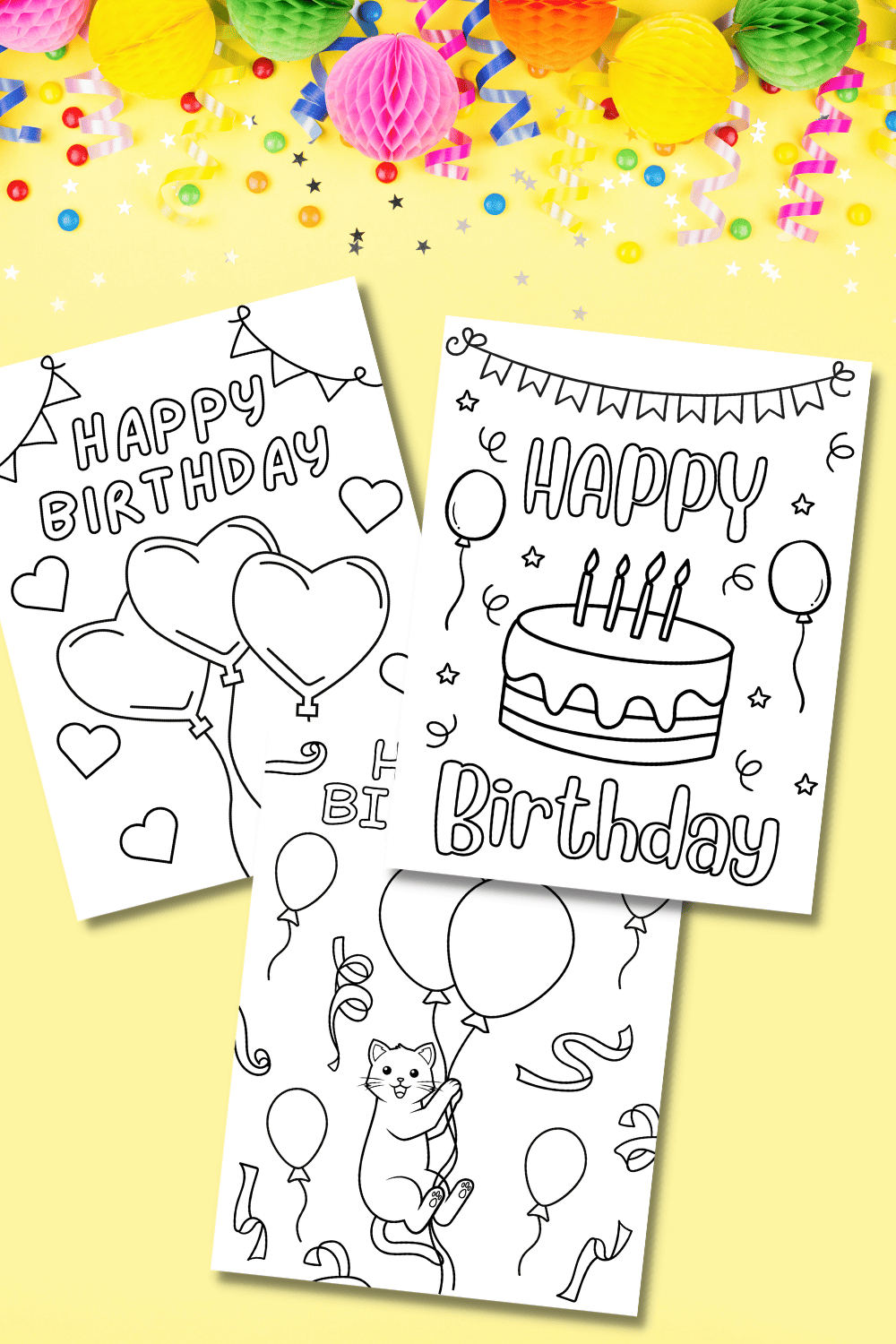 Free Printable Birthday Worksheets Color