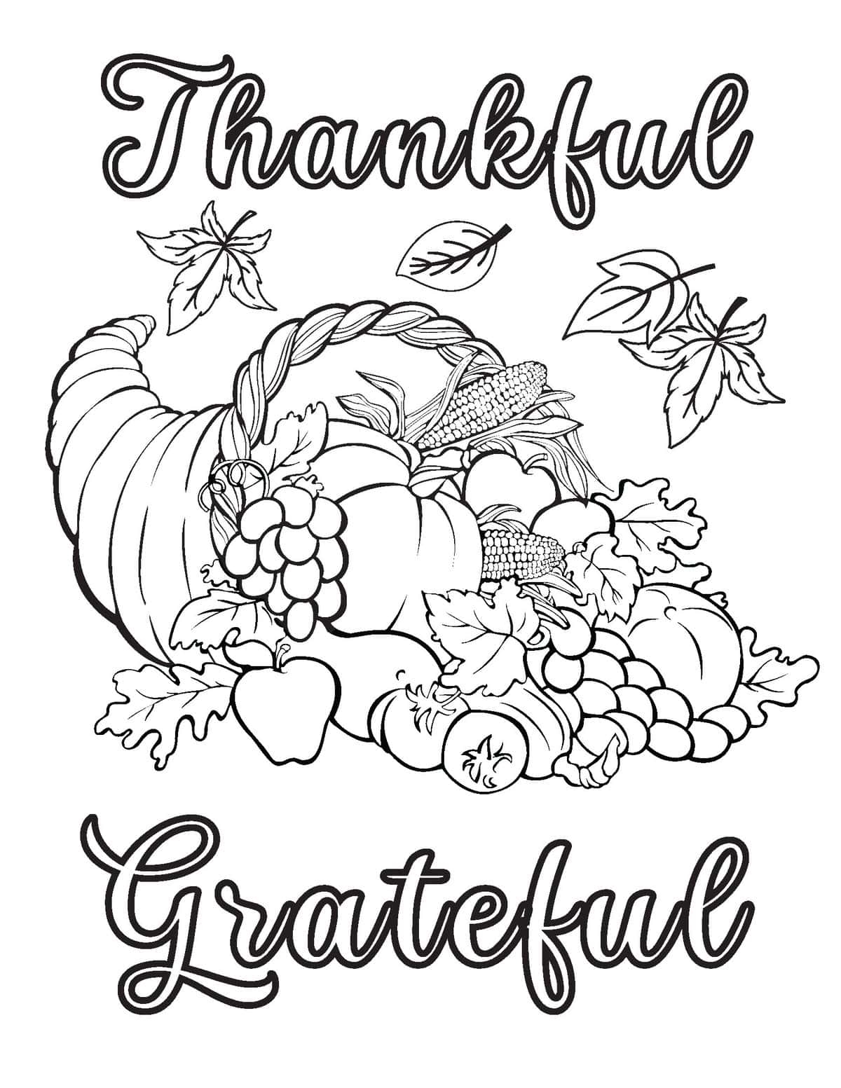 30 Free Thanksgiving Coloring Pages For Kids And Adults Prudent Penny Pincher