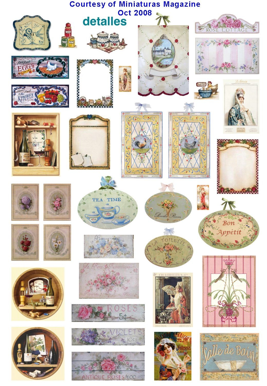300 Printables Ideas Miniature Printables Printables Dollhouse Printables