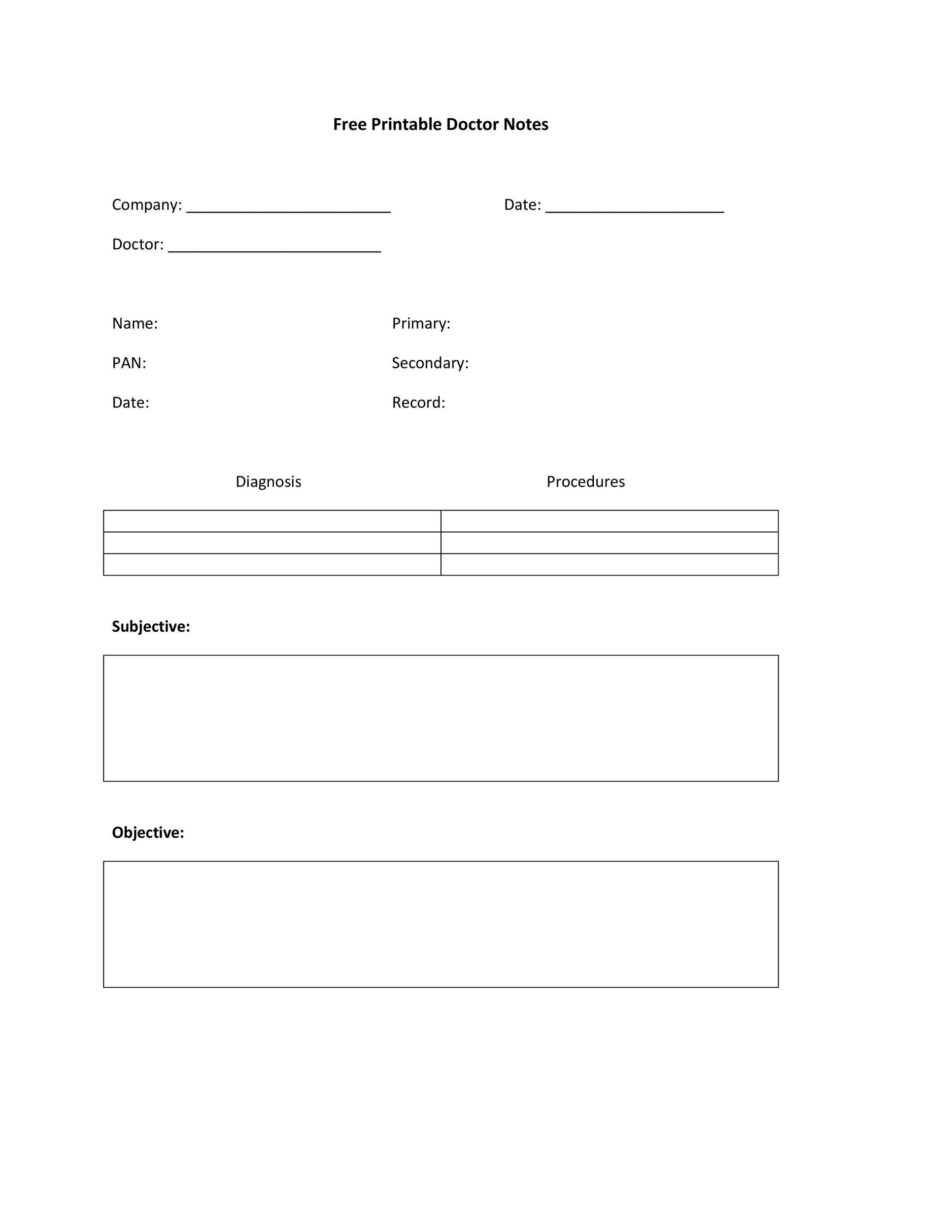 36 Free Doctor Note Templates for Work Or School 