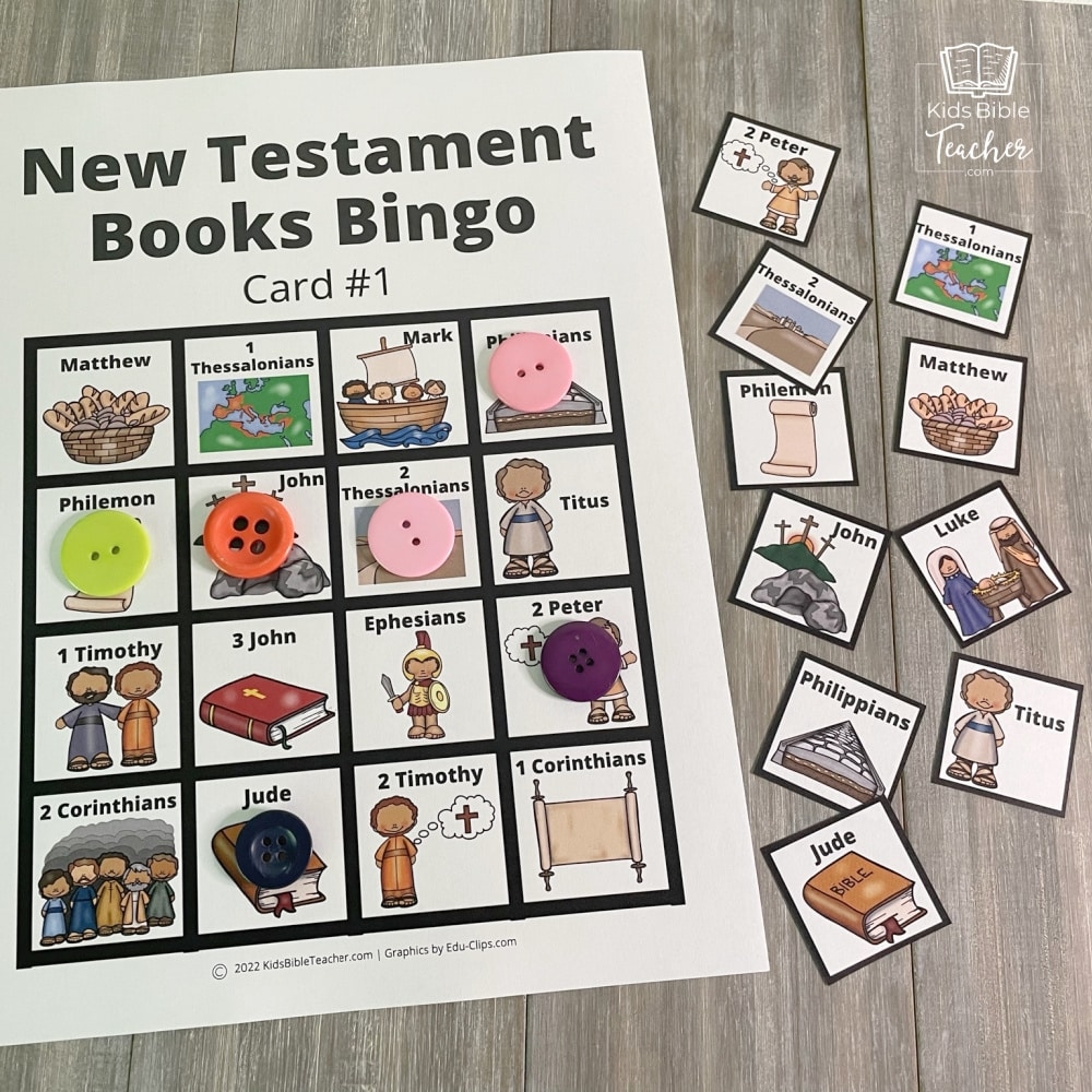 Free Printable Bible Bingo