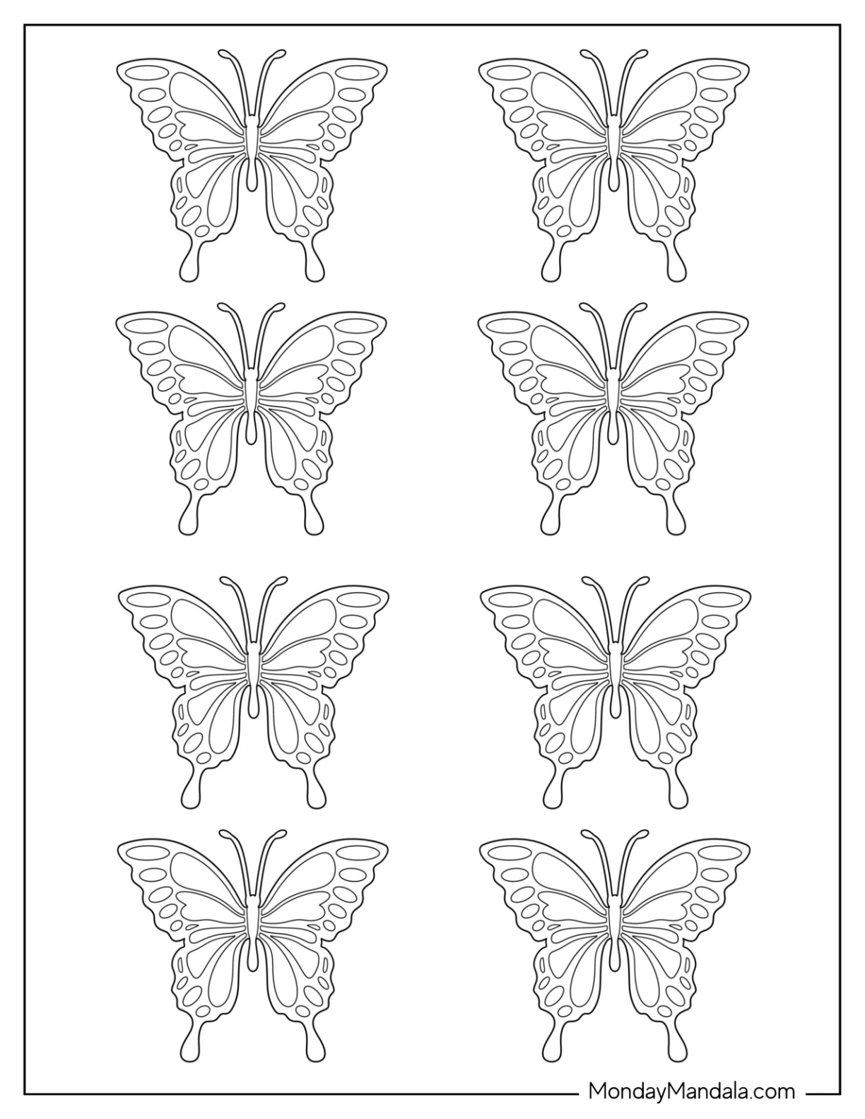 Printable Butterfly Free 3d