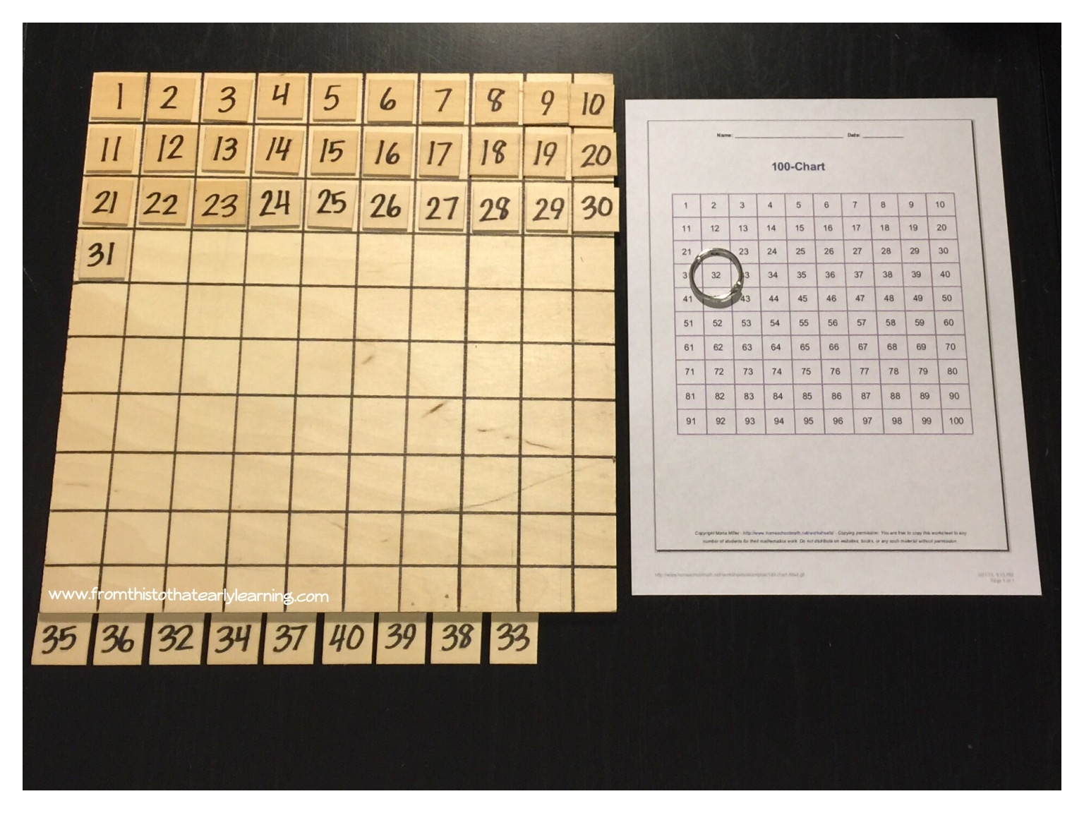 40 One Hundred Board Activities DIY Montessori 100 Board And Common Core Tips From This To That Early Learning