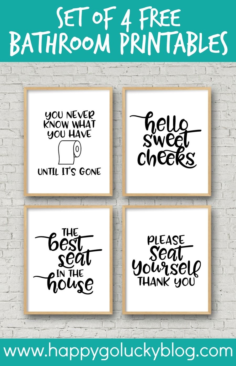 45 Funny Sayings For Bathroom Signs The Crafty Blog Stalker