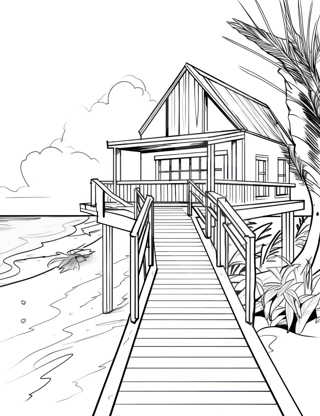 46 Tranquil Beach Coloring Pages Free Printables Our Mindful Life