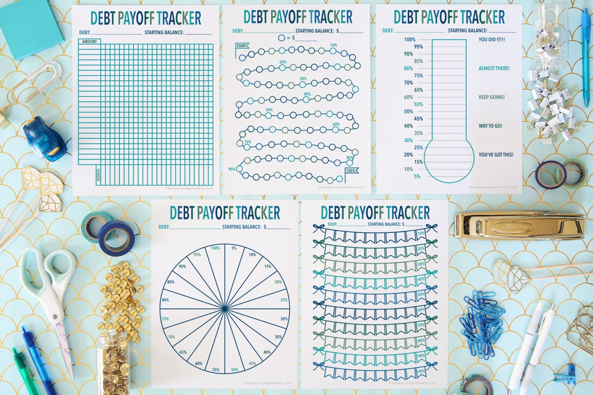 5 Free Debt Payoff Tracker Printables Free Organizing Printables