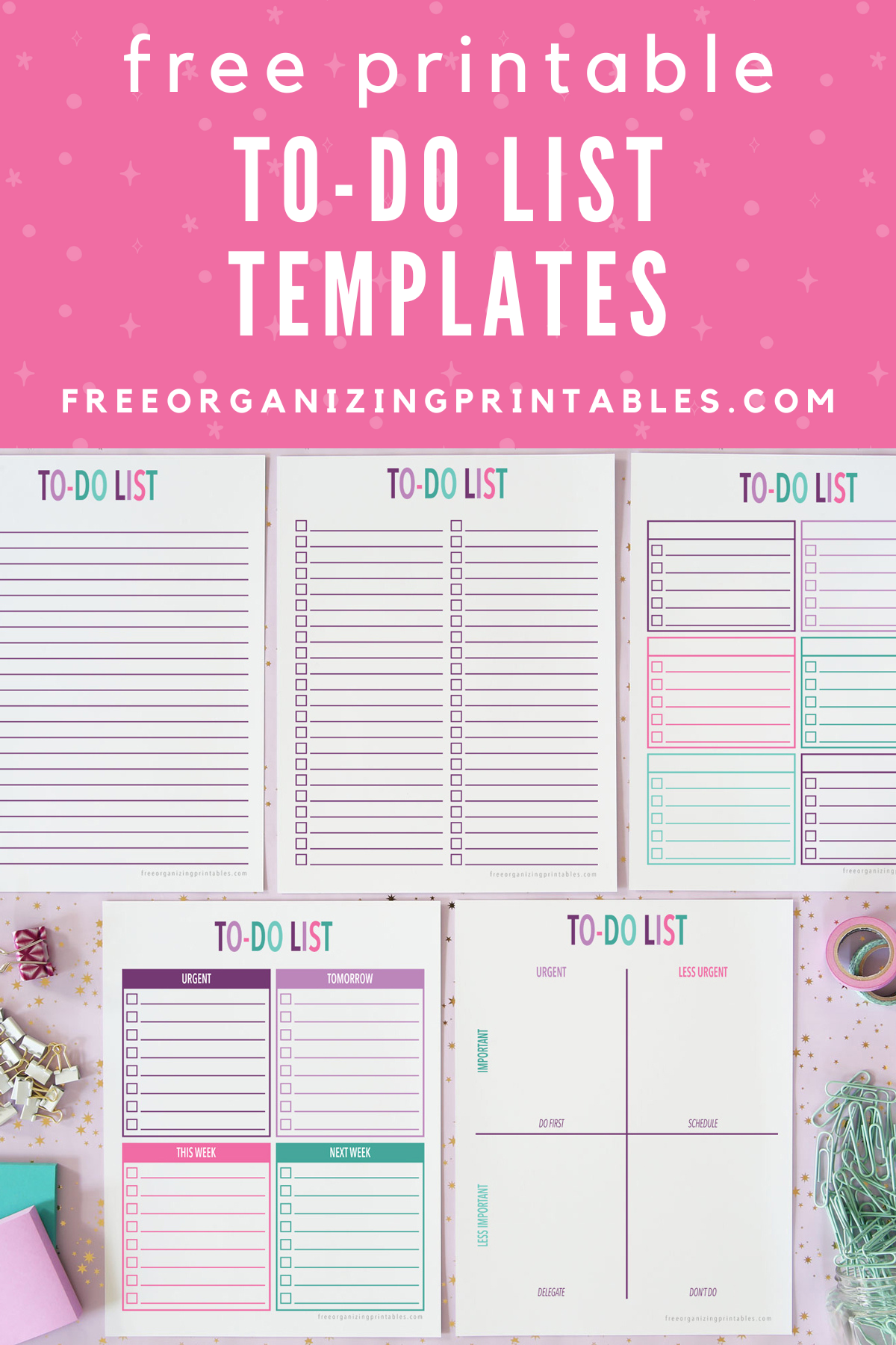 Free Printable List