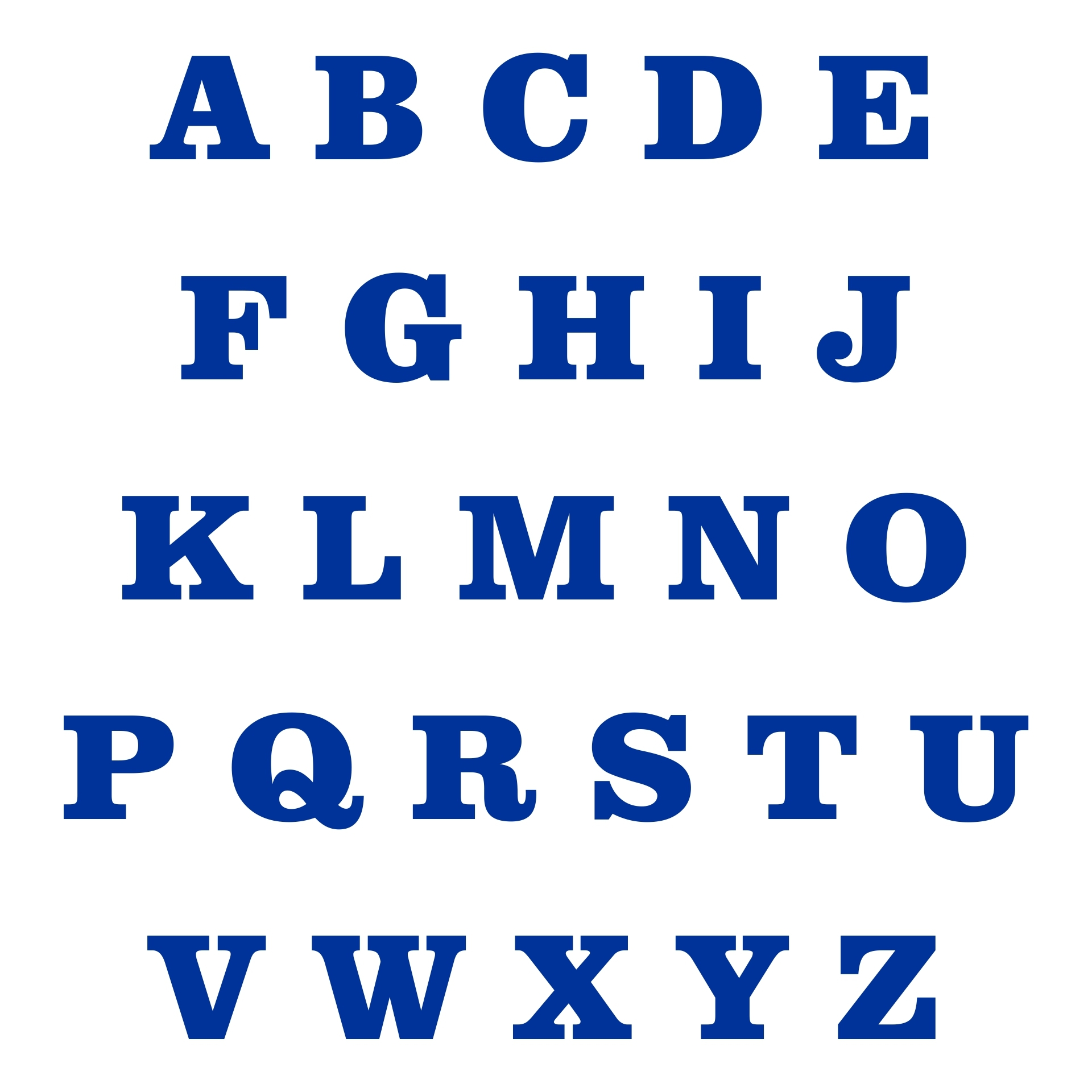Free Printable Of Alphabet Letters