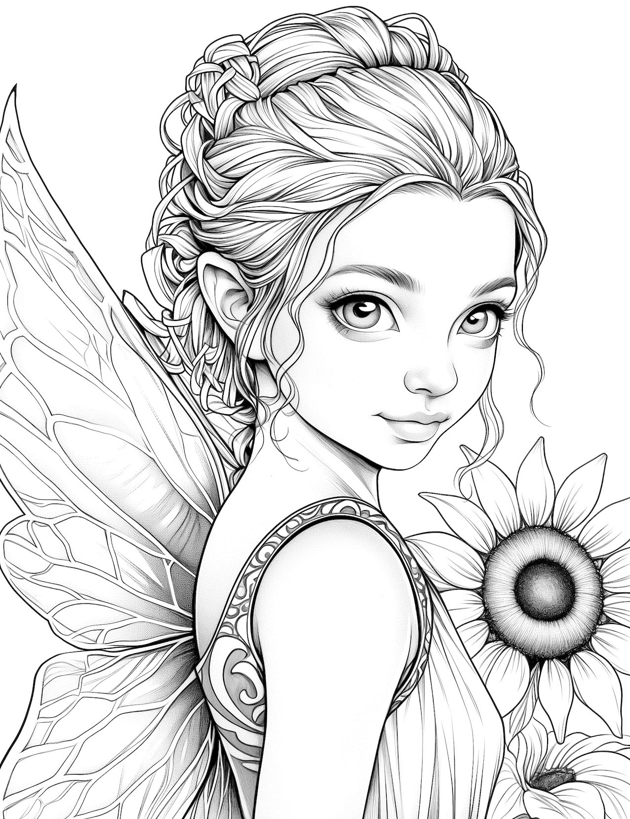 50 Fascinating Fairy Coloring Pages Free Printable Our Mindful Life