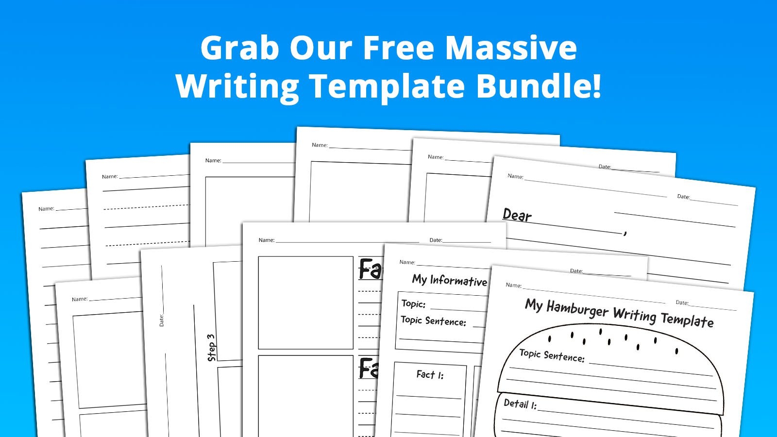 Free Printables For Writers