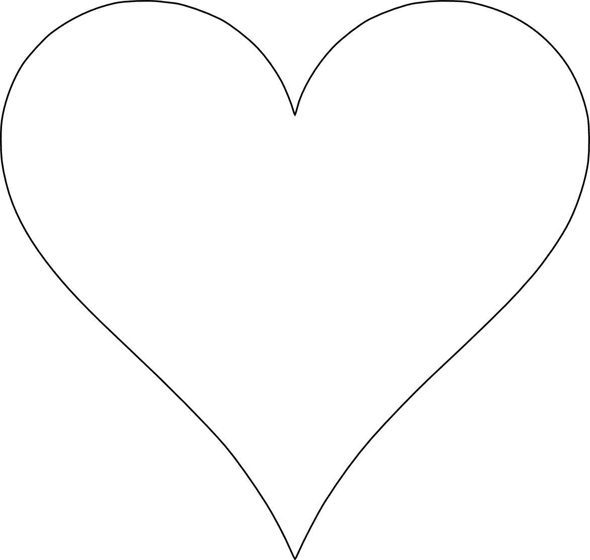 6 Free Printable Heart Templates