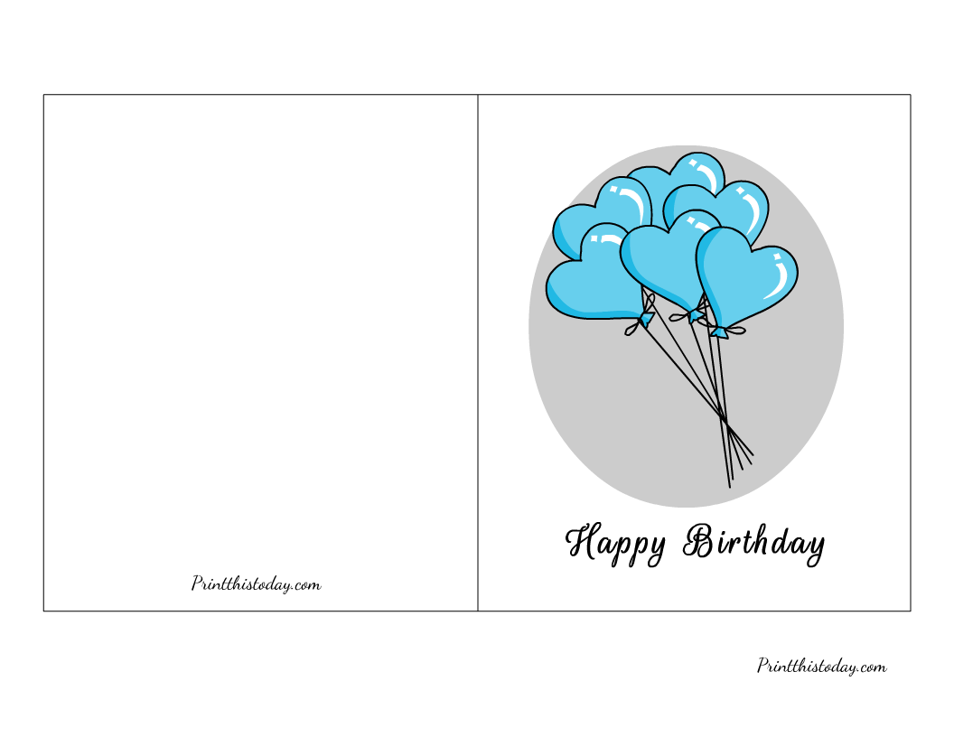 65 Cute Free Printable Birthday Cards For Everyone