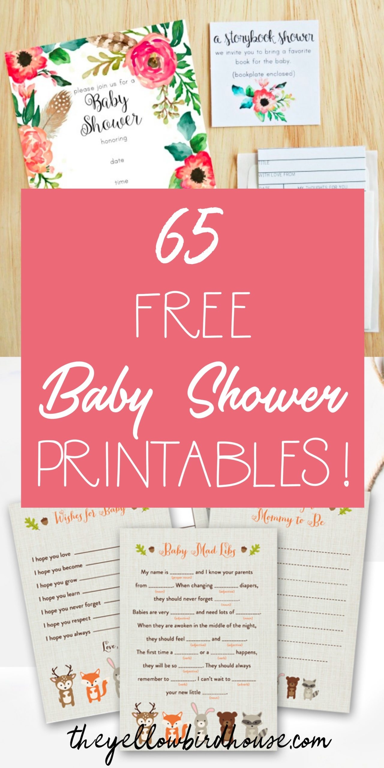 Free Woodland Shower Printables