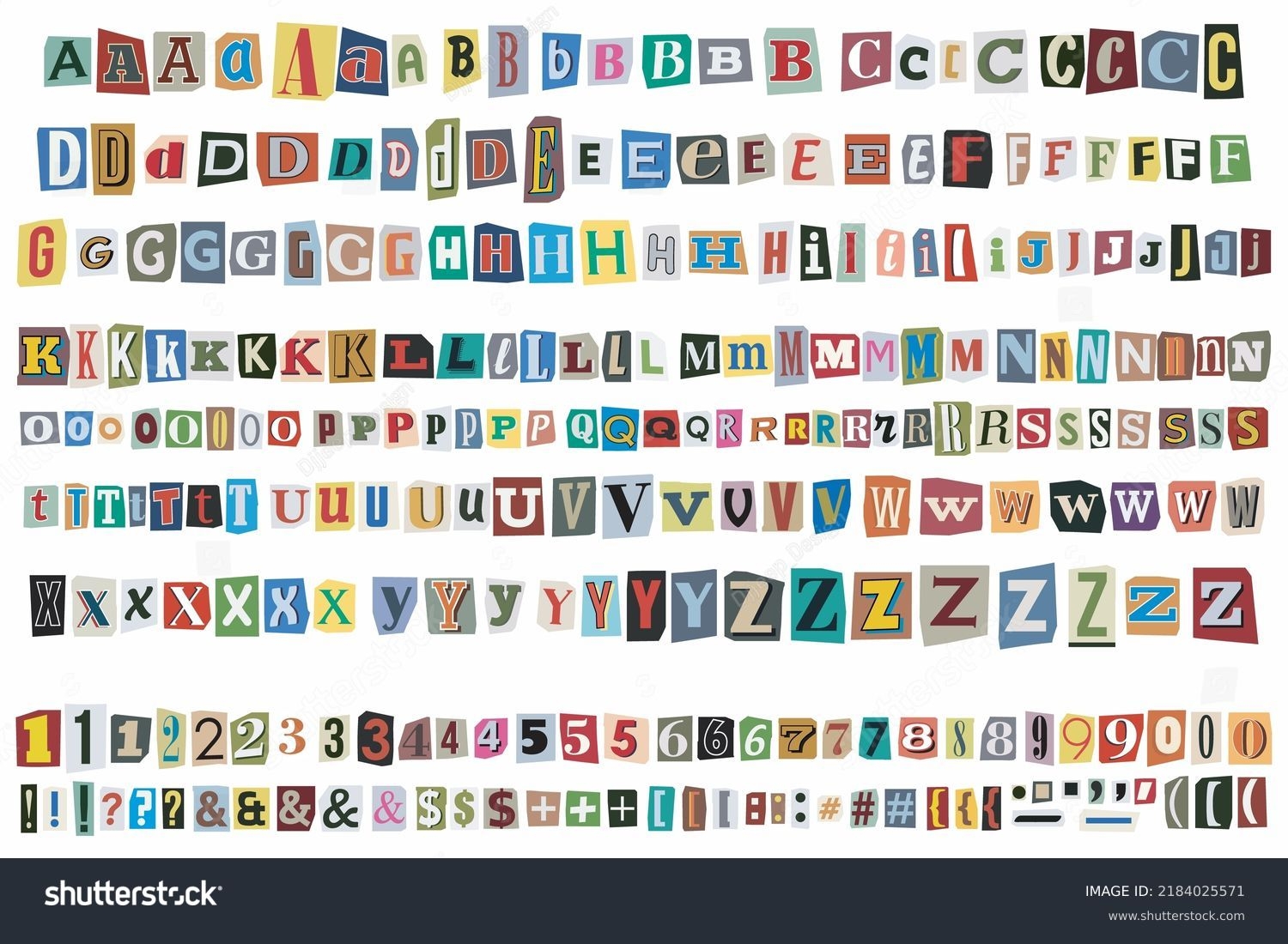 Free Printable Magazine Letters
