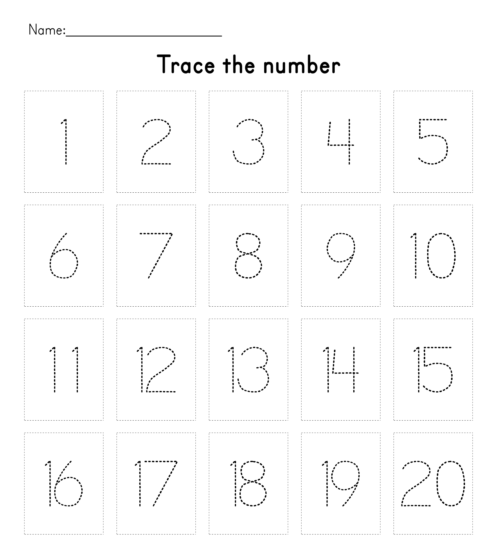 Free Printable For Pre K
