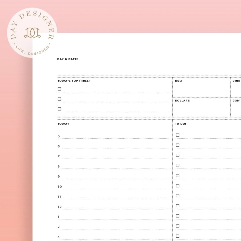 Free Planning Printables