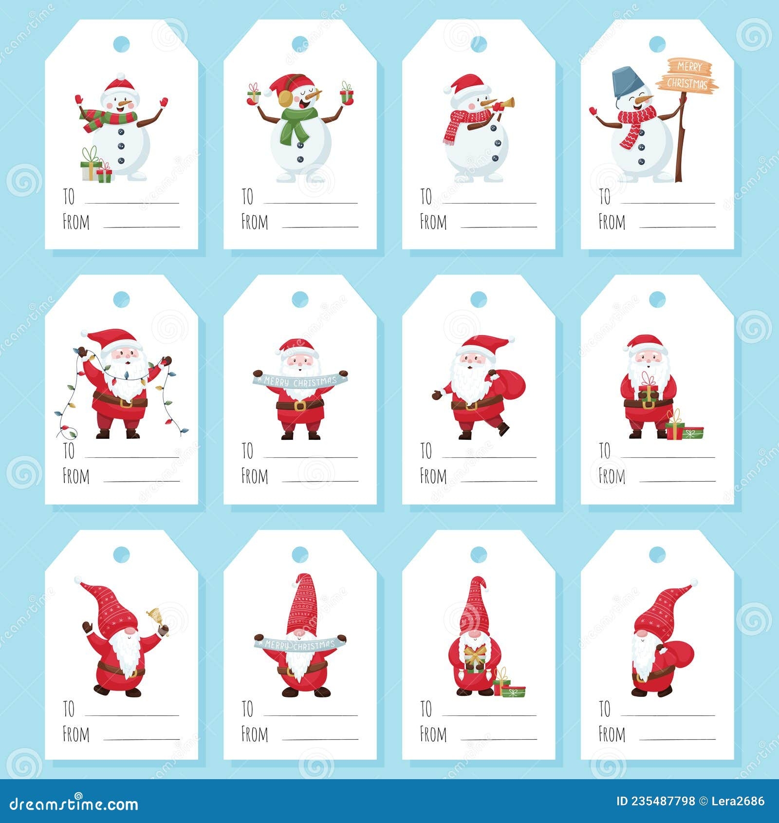 Free Printable Christmas Characters