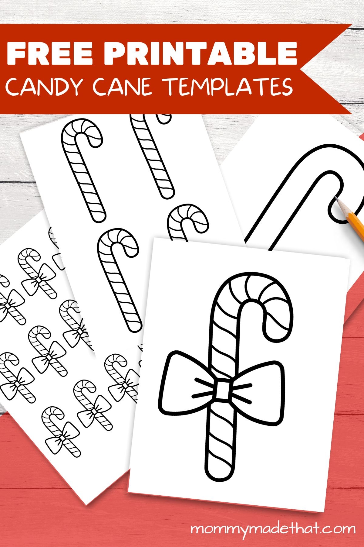 Adorable Candy Cane Templates Free Printables 